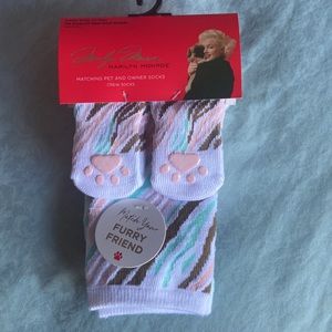 Marilyn Monroe Matching Pet and Owner Crew Socks